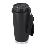 Copo takeaway de aço inoxidável reciclado, alça de transporte 500 ml quarta vista