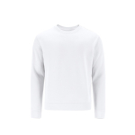Camisola unissexo para criança algodão/poliéster MKT Cosmos 280 g/m2 cor branco primeira vista