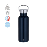Garrafa térmica de aço inoxidável com pega 500 ml