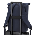 Mochila enrolável de rPET para portátil adequada para trolley 15'' quinta vista