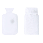 Aquecedor de mãos reutilizável com bolsa de poliéster cor branco primeira vista