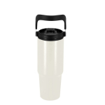 Garrafa de aço inox reciclado com pega a condizer 900 ml sétima vista