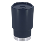 Copo térmico de parede dupla para levar com doseador 380 ml cor azul-marinho primeira vista