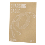 Cabo de carga de alumínio e magnético para evitar emaranhados vista com caixa