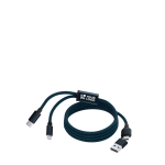 Cabo de carga de alumínio e magnético para evitar emaranhados vista principal