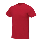 T-shirt manga curta de algodão para homem 160 g/m2 Elevate Life cor vermelho