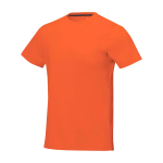 T-shirt manga curta de algodão para homem 160 g/m2 Elevate Life cor cor-de-laranja