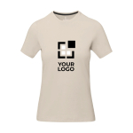 T-shirt manga curta de algodão para mulher 160 g/m2 Elevate Life vista principal