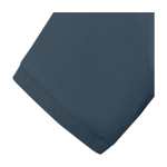 Polo manga curta algodão piqué para mulher 200 g/m2 Elevate Life cor ciano vista detalhe 2