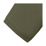 Polo manga curta algodão piqué para mulher 200 g/m2 Elevate Life cor verde oliva vista detalhe 2