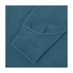 Camisola unissexo tecido de malha e capuz 300 g/m2 Elevate Life cor ciano vista detalhe 1