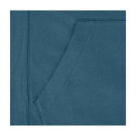 Camisola unissexo tecido de malha e capuz 300 g/m2 Elevate Life cor ciano vista detalhe 2