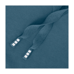 Camisola unissexo tecido de malha e capuz 300 g/m2 Elevate Life cor ciano vista detalhe 3