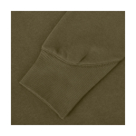 Camisola unissexo tecido de malha e capuz 300 g/m2 Elevate Life cor verde oliva vista detalhe 1