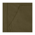 Camisola unissexo tecido de malha e capuz 300 g/m2 Elevate Life cor verde oliva vista detalhe 2