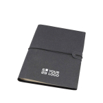 Caderno recarregável com capa de plástico reciclado e dois blocos A5 vista principal