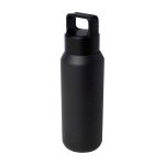 Garrafa de aço inox reciclado apta para bebidas gaseificadas 600 ml cor preto