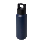 Garrafa de aço inox reciclado apta para bebidas gaseificadas 600 ml cor azul-marinho