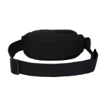 Bolsa tiracolo de material reciclado com amplo bolso principal cor preto segunda vista traseira