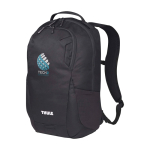 Mochila reciclada para PC com bolso frontal Thule Lumion 16'' cor preto vista impressão transfer