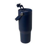 Copo de aço inoxidável reciclado com tampa de função dupla 900 ml terceira vista