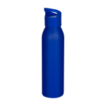 Garrafa de aço inoxidável reciclado de parede simples 650 ml cor azul
