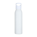 Garrafa de aço inoxidável reciclado de parede simples 650 ml cor branco segunda vista frontal