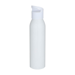 Garrafa de aço inoxidável reciclado de parede simples 650 ml cor branco