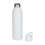 Garrafa de aço inoxidável reciclado de parede simples 650 ml cor branco segunda vista