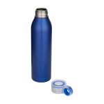 Garrafa de aço inoxidável reciclado com pega redonda 650 ml cor azul real segunda vista