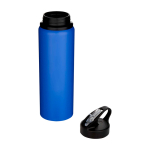 Garrafa de aço inoxidável reciclado de parede simples 800 ml cor azul real segunda vista