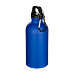 Garrafa de aço inoxidável reciclado mate de parede simples 400 ml cor azul real
