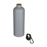 Garrafa de aço inoxidável reciclado mate com mosquetão 750 ml cor cinzento segunda vista