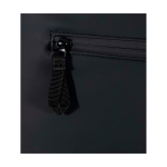 Mochila enrolável de pele sintética impermeável para PC 15'' cor preto vista detalhe 1
