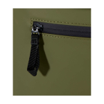 Mochila enrolável de pele sintética impermeável para PC 15'' cor verde-escuro vista detalhe 1