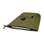 Mochila enrolável de pele sintética impermeável para PC 15'' cor verde-escuro segunda vista