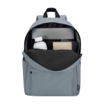 Mochila urbana ecológica e hidrorrepelente 16 L para PC 14'' cor cinzento segunda vista