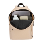 Mochila urbana ecológica e hidrorrepelente 16 L para PC 14'' cor marfim segunda vista