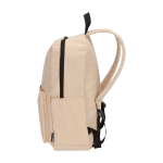 Mochila urbana ecológica e hidrorrepelente 16 L para PC 14'' cor marfim segunda vista com lateral