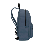 Mochila urbana ecológica e hidrorrepelente 16 L para PC 14'' cor ciano vista lateral
