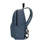 Mochila urbana ecológica e hidrorrepelente 16 L para PC 14'' cor ciano segunda vista com lateral