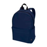 Mochila urbana ecológica e hidrorrepelente 16 L para PC 14'' cor azul-marinho