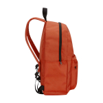 Mochila urbana ecológica e hidrorrepelente 16 L para PC 14'' cor salmão vista lateral