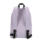 Mochila urbana ecológica e hidrorrepelente 16 L para PC 14'' cor lilás segunda vista traseira