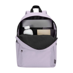 Mochila urbana ecológica e hidrorrepelente 16 L para PC 14'' cor lilás segunda vista