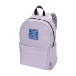 Mochila urbana ecológica e hidrorrepelente 16 L para PC 14'' cor lilás vista impressão transfer