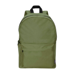 Mochila urbana ecológica e hidrorrepelente 16 L para PC 14'' cor verde oliva segunda vista frontal