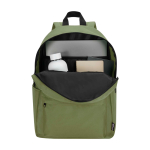 Mochila urbana ecológica e hidrorrepelente 16 L para PC 14'' cor verde oliva segunda vista