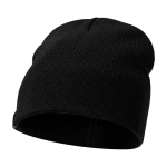 Gorro versátil de ponto canelado ideal para climas frios Elevate™ cor preto