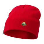 Gorro versátil de ponto canelado ideal para climas frios Elevate™ cor vermelho